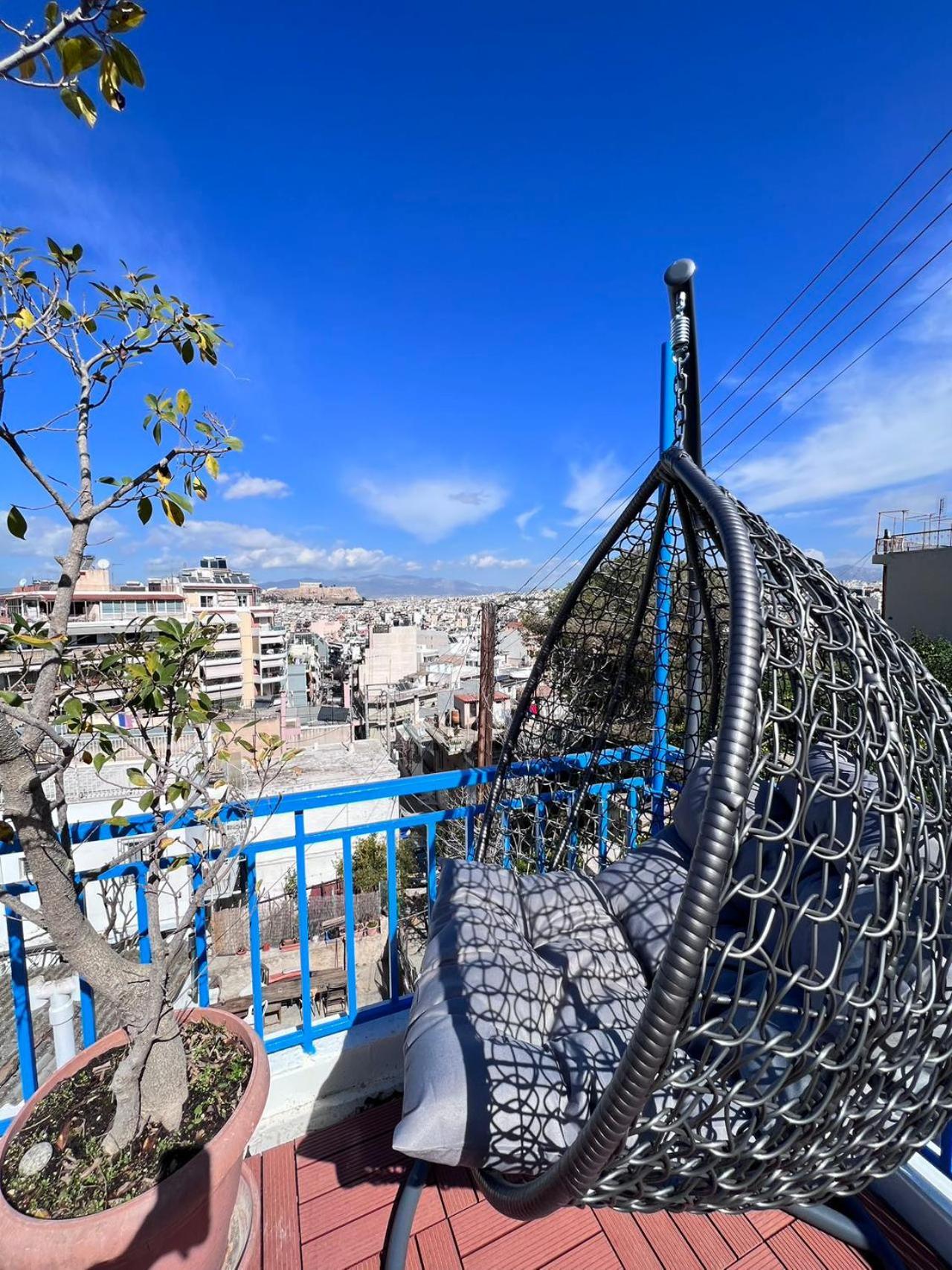 Sky Inn With Great Location Wonderful Acropolis View In Neos Kosmos Афины Экстерьер фото
